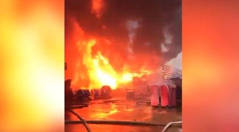Пожар на производстве пластиковых труб в Раменском удалось потушить за два часа