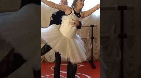 Волочкова учит Собчак танцевать // Осторожно: Собчак #волочкова #балет