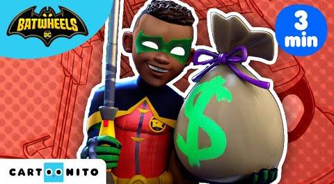Най-доброто от Робин | Компилация Batwheels | Анимационни филми за деца | Cartoonito