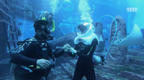 Холостяк: Подводное свидание Тимура с Алисой Грабовой
