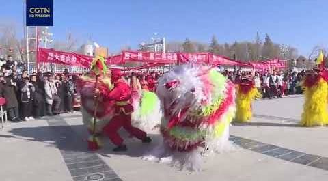 В 1-ый день нового года по лунному календарю в Синьцзяне прошли праздничные выступления