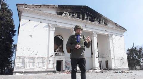#ДневникМаслака# 27 «Тот самый подвал»: CGTN в деталях показывает разрушенный драмтеатр Мариуполя
