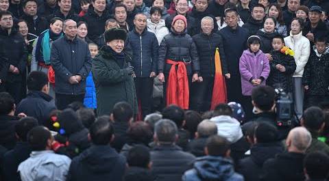 Си Цзиньпин посетил с инспекцией посёлок Сэннянь в провинции Шаньси