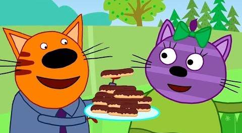 Три Кота | Серии про вкусную еду | Сборник Горчицы | Мультфильмы для детей 