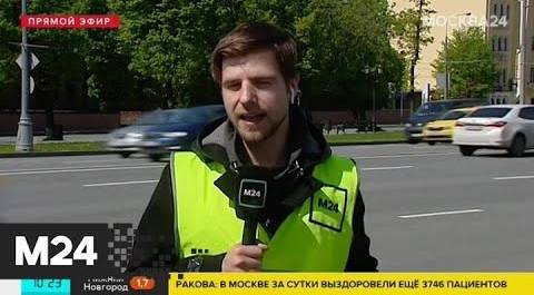 "Утро": водитель такси госпитализирован после ДТП на МКАД - Москва 24