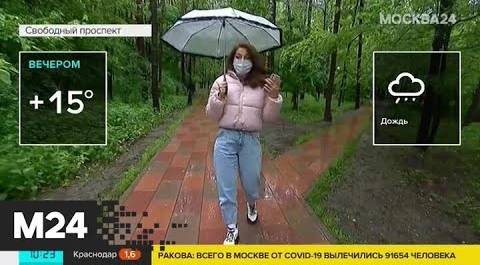 "Утро": сильные дожди ожидаются в столице в среду - Москва 24