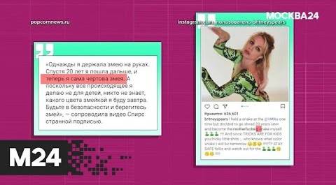 Бритни Спирс сравнила себя со змеей. "Историс" - Москва 24