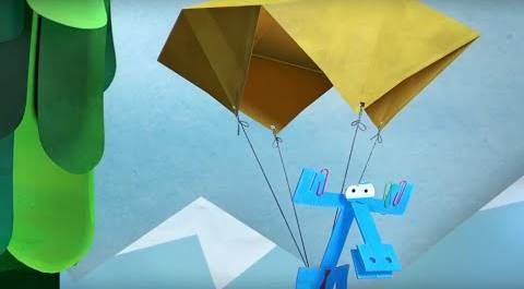 Мультфильм про оригами -  Бумажки - Лучший изобретатель Серия 4