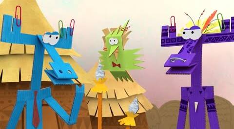 Бумажки. За бумажным морем. Развивающий мультик про оригами для детей. (Серия 17)