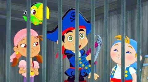 Джейк и Пираты Нетландии - Тайна Могучего Колосса/ Дождь из дублонов - серия 4, сезон 4 Disney