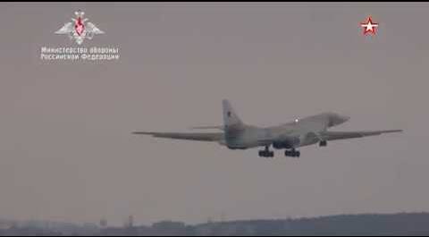 Испытательный полет новейшего Ту-160М