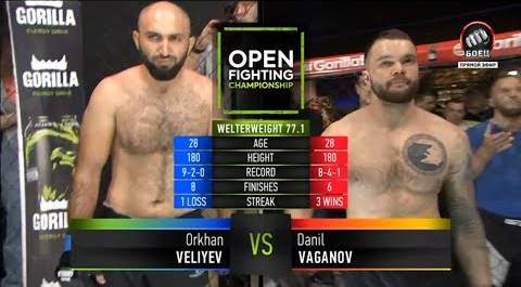Open FC 11. Орхан Валиев против Даниила Ваганова
