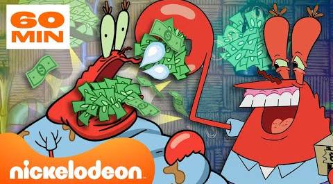 Губка Боб | Самые ЖАДНЫЕ денежные схемы Мистера Крабса 🤑 | Nickelodeon Cyrillic