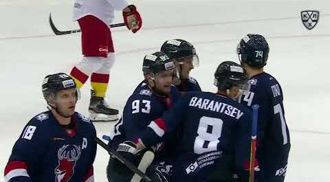 Belevich first KHL goal