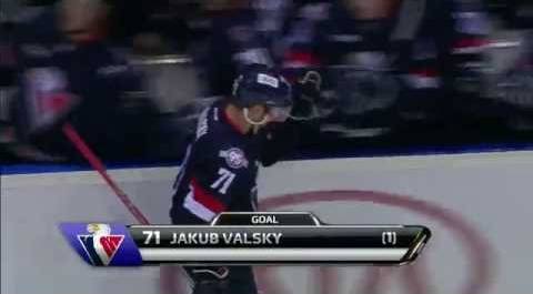 Jakub Valsky first KHL goal