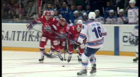 Первый гол Полунина в КХЛ / Rookie Polunin scores his first KHL goal