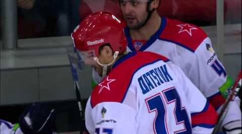 Pavel Datsyuk scores his first KHL goal / Первый гол Дацюка в КХЛ