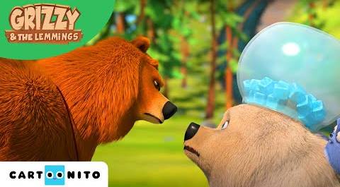 Гризи и лемингите | Полярна мечка в гората?! | Cartoonito