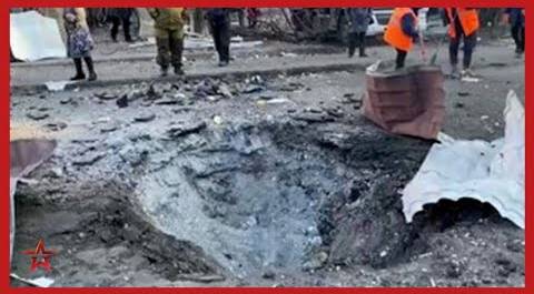 Разбитые здания и транспорт: эксклюзивные кадры из Макеевки после удара «Точки-У»