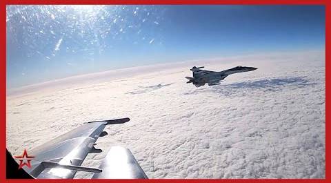 Су-35 перехватил самолет условного нарушителя на учениях «Союзная решимость - 2022»