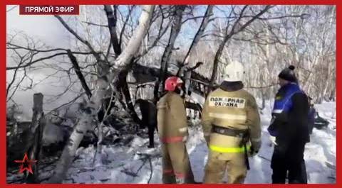 МЧС опубликовало видео с места крушения Ан-2 на Камчатке