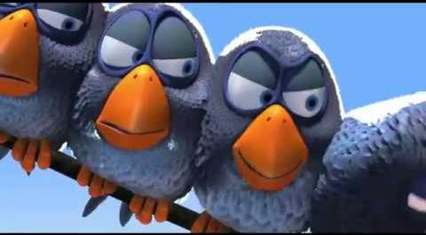 Мультфильм Disney - О птичках | Короткометражки Студии PIXAR | Птички на проводе