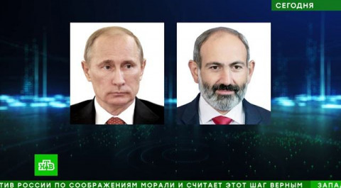 Путин и Пашинян обсудили ситуацию в Нагорном Карабахе