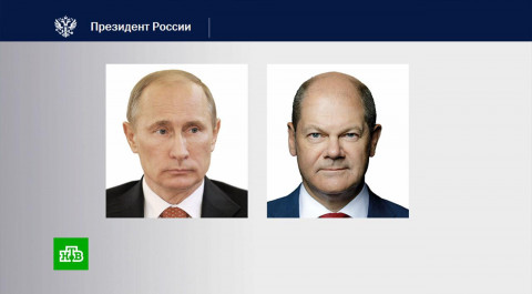 Путин и Шольц обсудили ход российско-украинских переговоров
