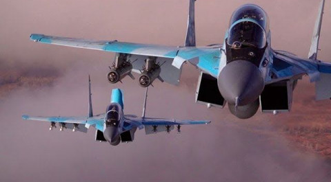 Первая воздушная съемка новейших истребителей МиГ-35: эксклюзивные кадры