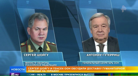 Шойгу и генсек ООН обсудили доставку гумпомощи на украину
