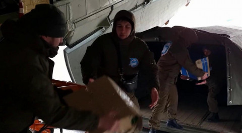 Гуманитарную помощь для жителей населенных пунктов... от украинских националистов, доставили из ХМАО