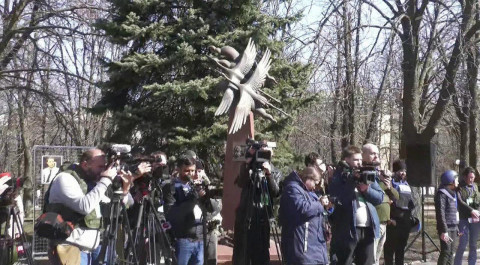 Группа иностранных журналистов прибыла в Донбасс, чтобы увидеть все своими глазами