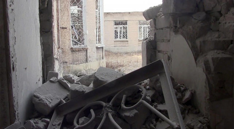 В Донецке снова рвутся снаряды