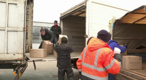 Уже почти 100 автоконвоев из России доставили гуманитарную помощь жителям Донбасса и Украины